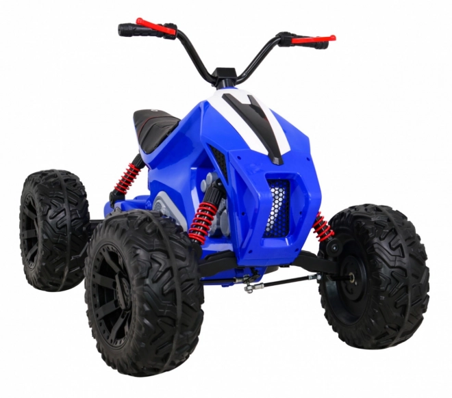 Batteria quad Lucky Seven Blu + Ruote in EVA + Avvio lento + LED + MP3 USB