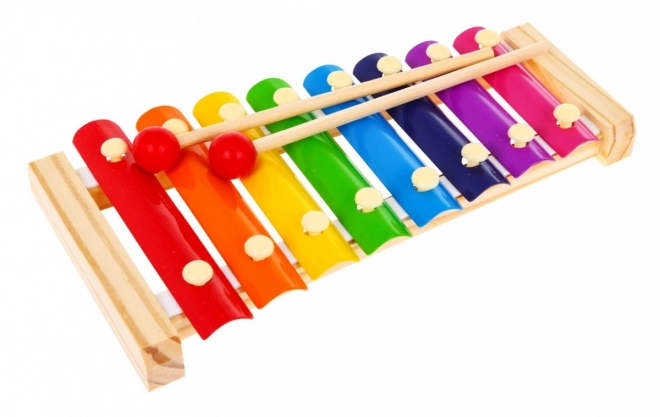 Cymbali in Legno per Bambini 3+ Arcobaleno