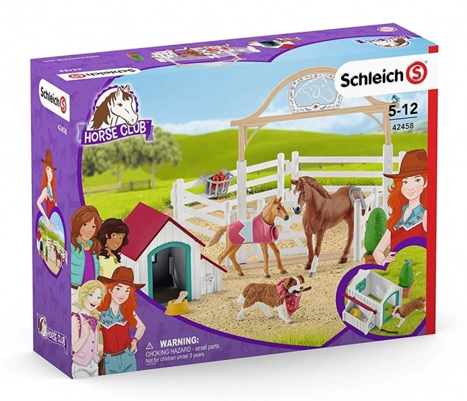 Schleich horse club ospiti speciali cavalli e cagnolina Ruby