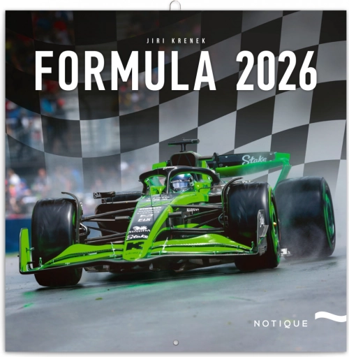 Calendario per appunti Formula 1 – Jiří Křenek 2026