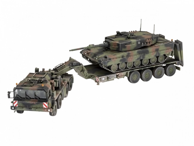 Modello in plastica Elefant SLT 50-3 + Leopard 2A4