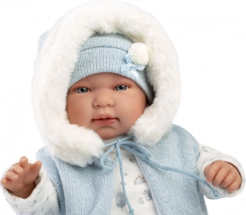 Bambola realistica neonato Llorens con suoni 44 cm