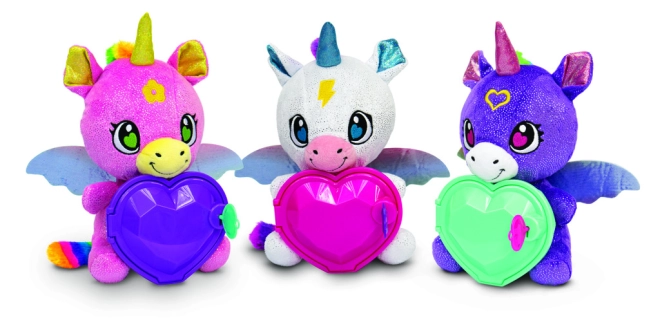Dolce unicorno di peluche per coccole e gioco