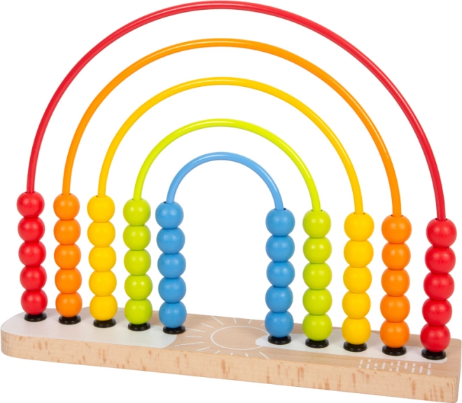 Apprendimento colorato con arcobaleno