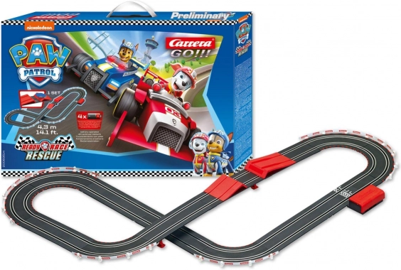Pista Carrera GO Pattuglia Paw 4,3 m