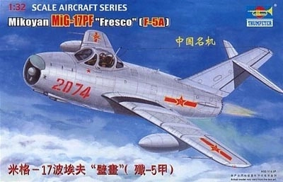 Trumpeter mikoyan mig17-pf fresco modello in plastica