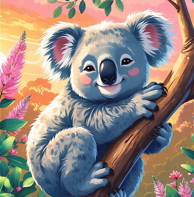 Puzzle Treflíci: Koala 54 pezzi