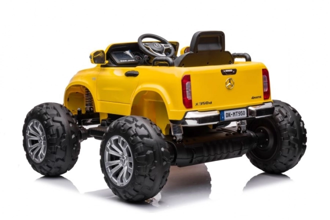 Auto a Batteria Mercedes 4x4 Oro Giallo