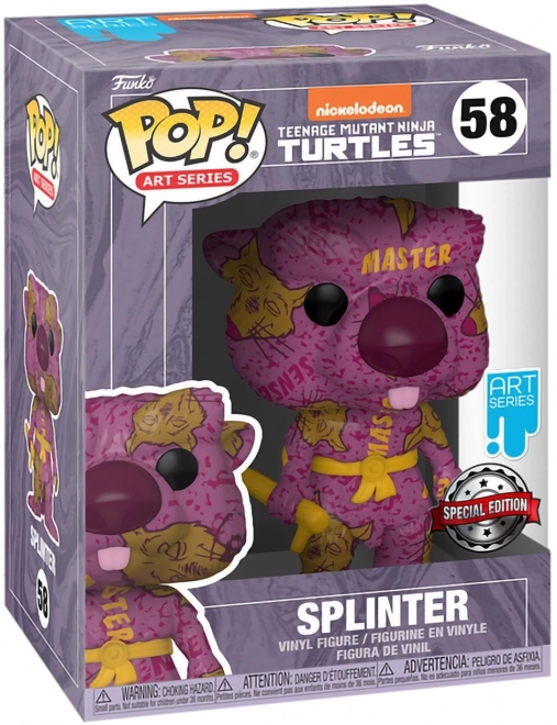 Funko Pop! Art Tartarughe Ninja Splinter Edizione Speciale