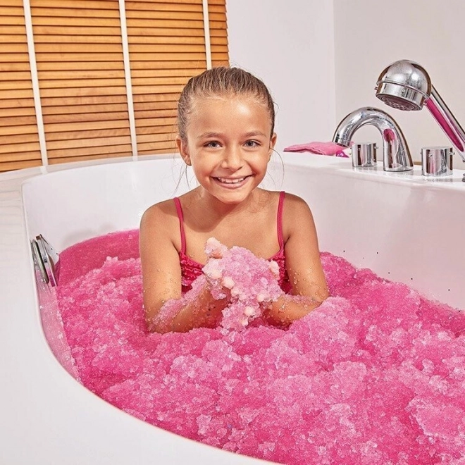 Gel scintillante per il bagno rosa