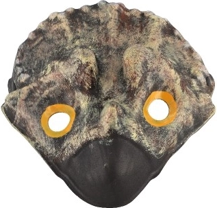 Maschera in schiuma di dinosauro 20x19 cm di diversi tipi per carnevale