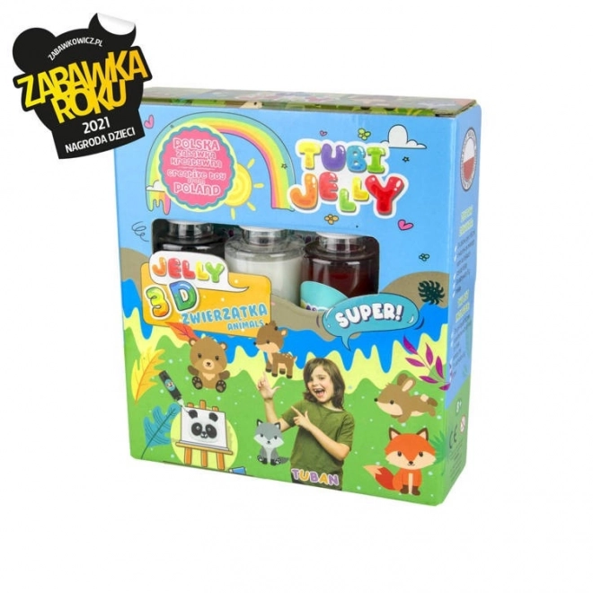 Kit Tubi Jelly 3 colori - Animali