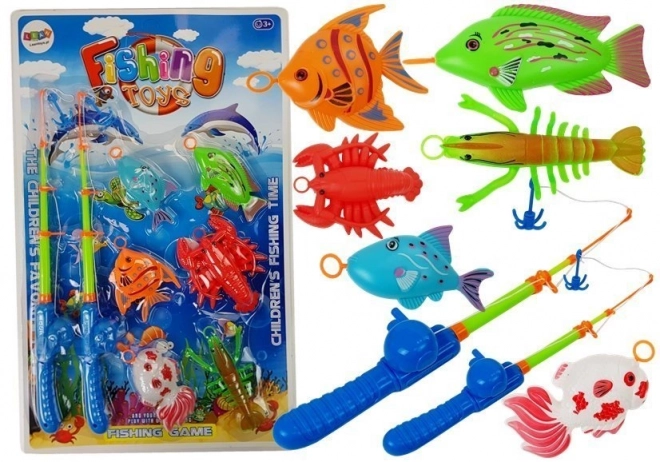 Gioco da pesca con canne