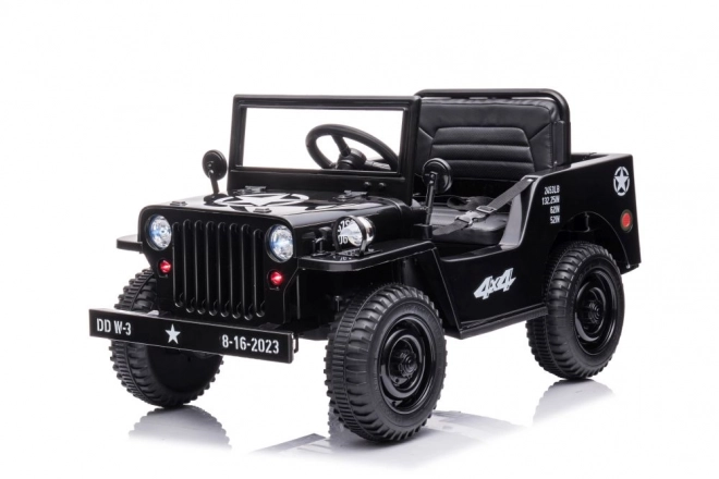 Auto elettrico per bambini 4x4 nero