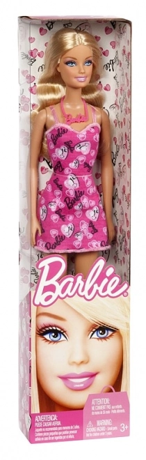 Barbie in abito con stampa a cuori