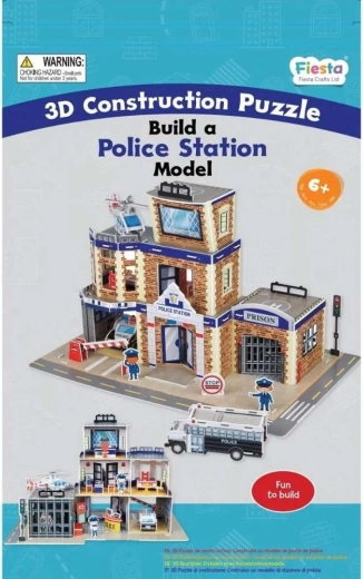 Puzzle 3D Stazione di Polizia Fiesta Crafts