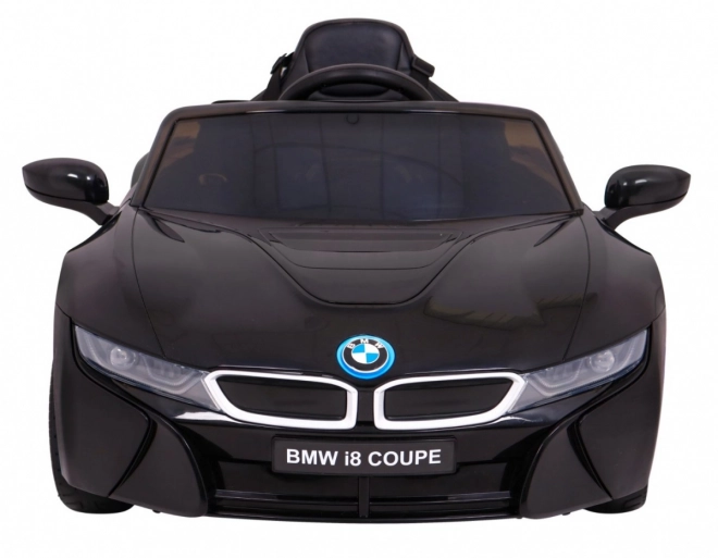 BMW I8 Lift Auto a batteria Nero + telecomando + avvio lento + cinture di sicurezza a 3 punti + MP3 USB + LED