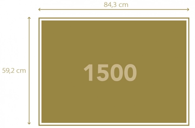 Puzzle 1500 pezzi compact Parigi Montmartre
