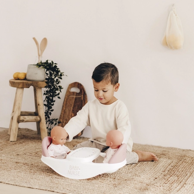 Seggiolino Doppio per Bambole Baby Nurse