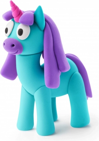 Masa Hey Clay Unicorni 3 confezioni, Piovosa