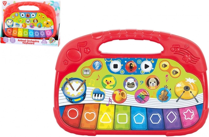 pianola animali per i più piccoli con suoni e melodie 25 cm