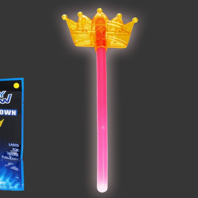 bacchetta luminosa con corona per bambini