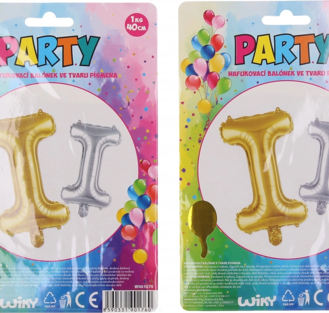 Palloncino Gonfiabile a Forma di Lettera I