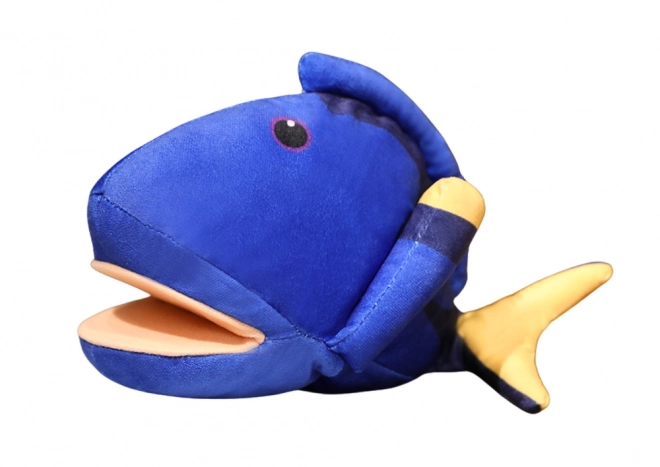 Pupazzo Peluche Pesce Blu Burattino 25 cm