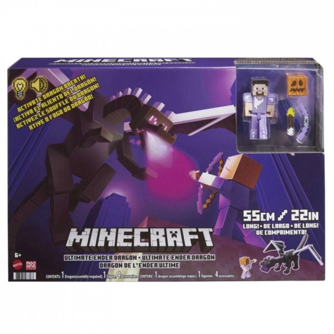 Set di figure Minecraft Potente Drago Ender con suoni