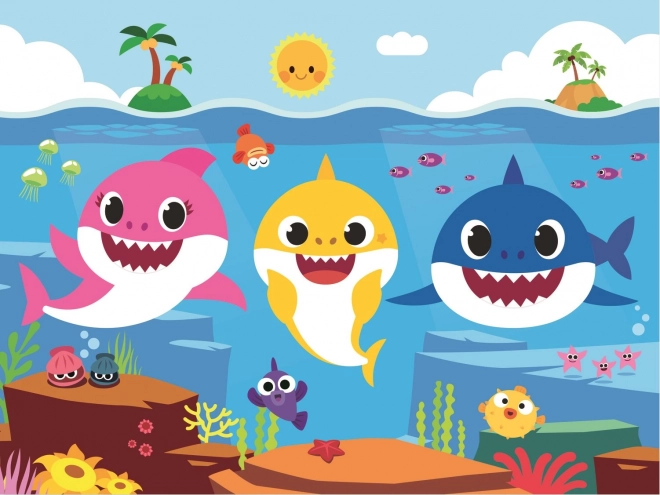 Puzzle Baby Shark: mondo sottomarino degli squali 30 pezzi