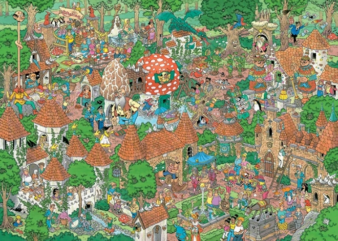 Jumbo puzzle Jan van Haasteren foresta incantata Efteling 1000 pezzi