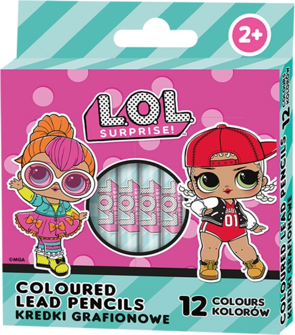 Pastelli a cera rotondi ASTRA 12 pz – L.O.L. SURPRISE