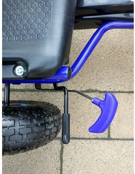 Kart a pedali + Pneumatici gonfiabili + Sedile regolabile – Blu