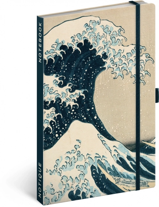 Notes Katsushika Hokusai con linea