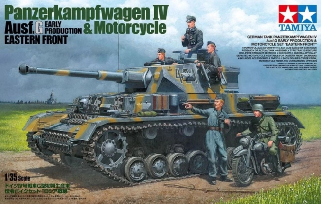 Modellino di carro armato tedesco Panzerkampfwagen IV Ausf.G