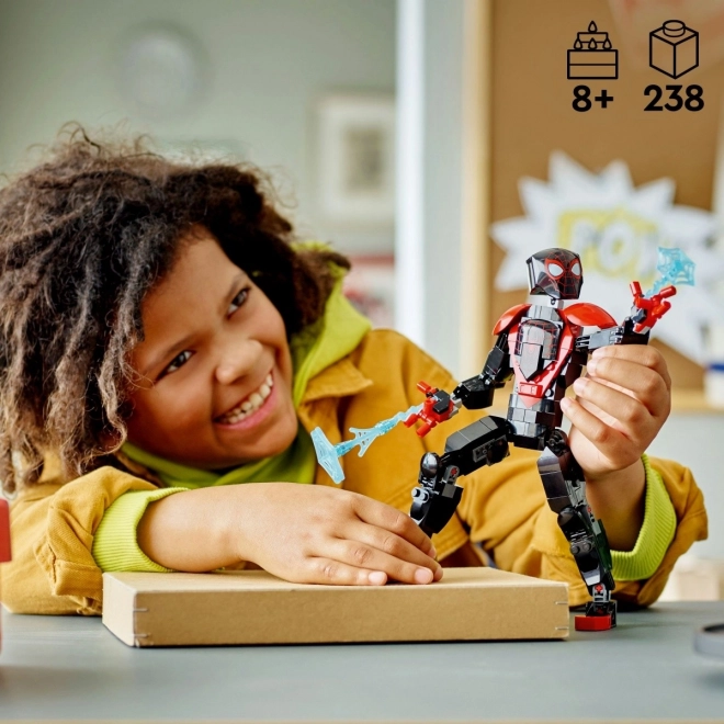 Figura LEGO Marvel Spiderman di Miles Morales