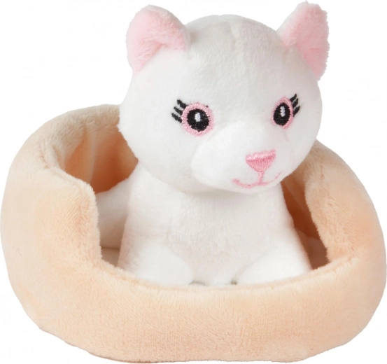 Morbido peluche e dettagli ricamati sicuri