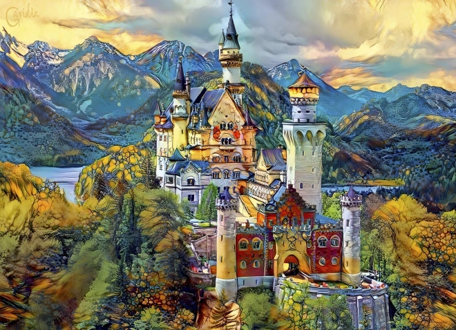 Puzzle Neuschwanstein 1000 Pezzi