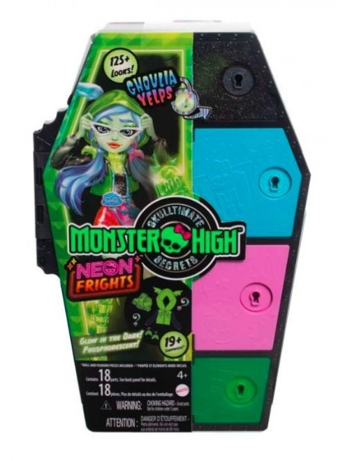 Cofanetto segreti Skullimate Monster High Neon - Ghoulia