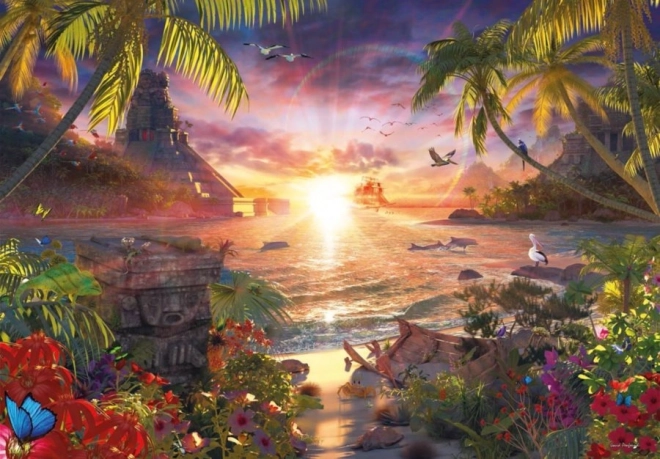 Puzzle tramonto in paradiso 18000 pezzi