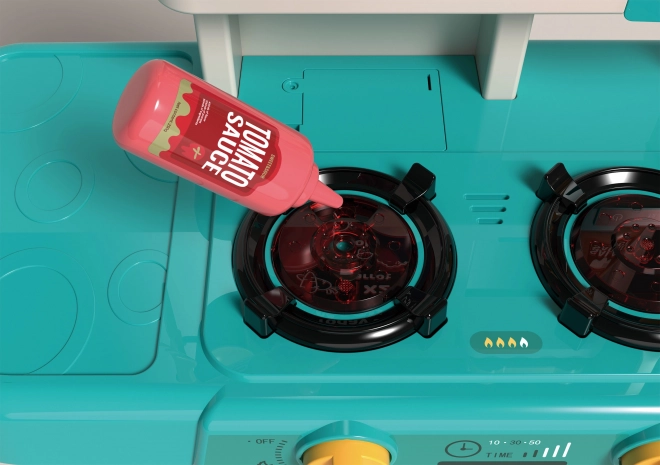 Cucina interattiva per bambini con accessori