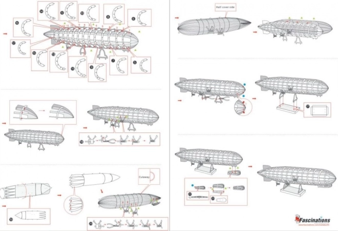 Puzzel 3D Metal Earth Graf Zeppelin