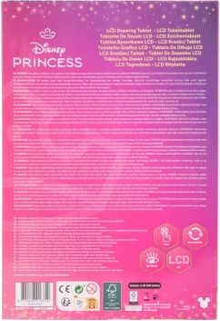 Tavoletta da disegno LCD 28 cm Principesse, Spidey, Stitch