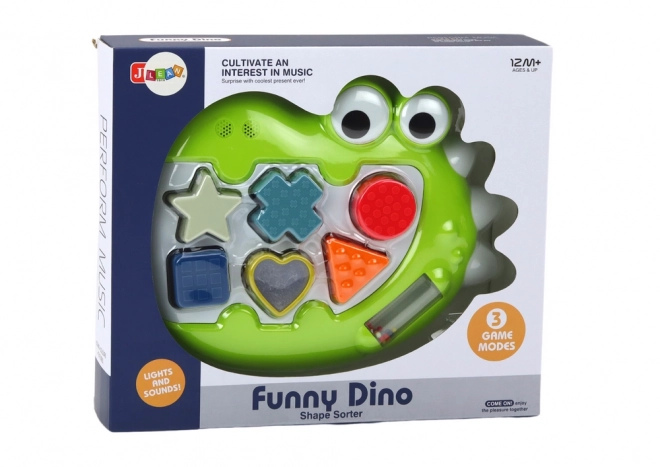 Sorter sensorio dinosauro con melodie