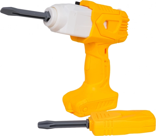 Trapano a batteria e bit intercambiabili