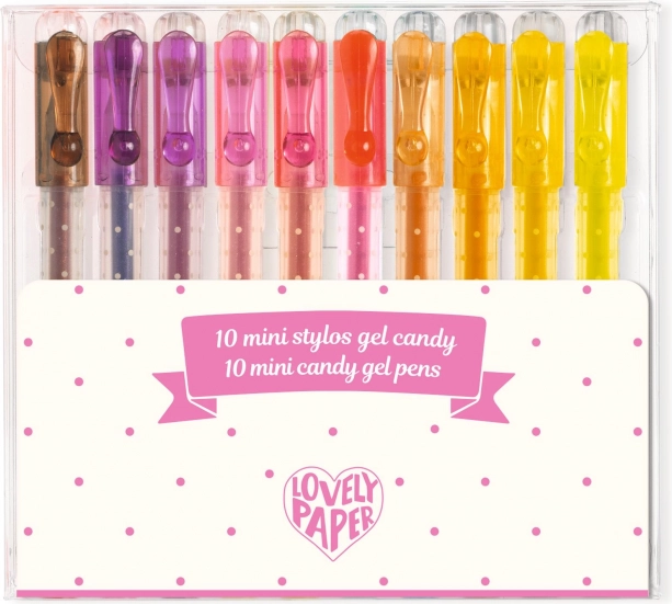 DJECO set di 10 mini penne gel