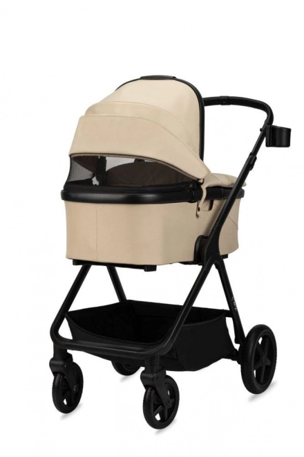 Passeggino combinato 2 in 1 MoMi Giselle beige 2024