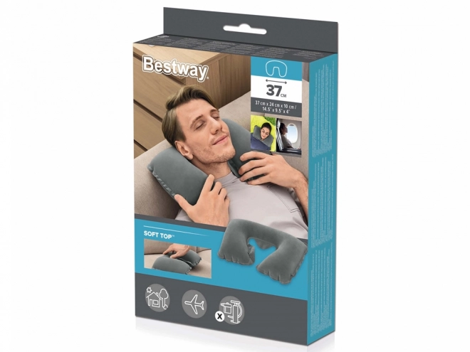 Cuscino da viaggio gonfiabile a collo d'anatra Bestway