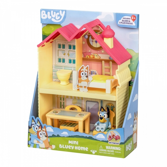 Set figurine mini casa della famiglia Bluey