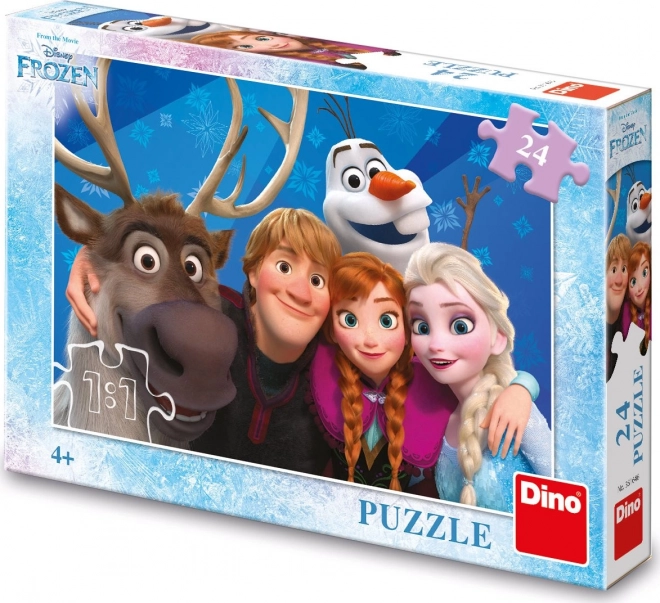 Puzzle DINO Frozen Selfie 24 pezzi